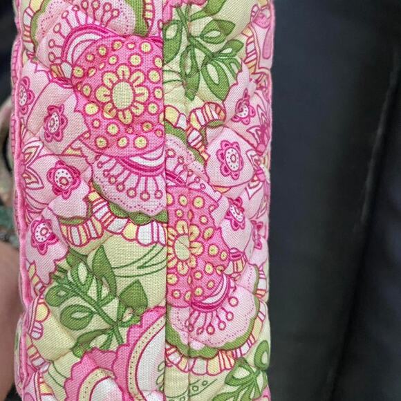 Vera Bradley Petal Pink Pattern Small Shoulder Tote - Picture 4 of 7